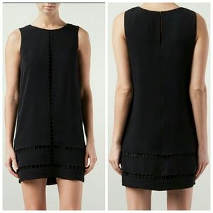 Robert Rodriguez black sleeveless shift dress NWT